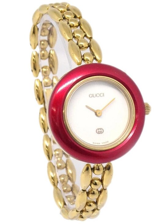 Gucci 11/12 Change Bezel Chameleon Quartz Watch SS 187129 main image 3